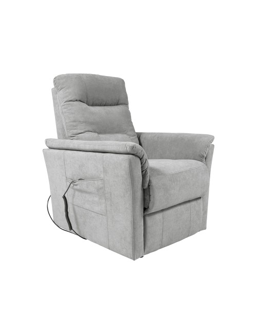 Poltrona Alzapersona Alessia 2 Motori con Roller Bar e Tessuto Idrorepellente Grigio – Comfort, Relax e Massima Autonomia