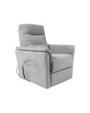 Poltrona Alzapersona Alessia 2 Motori con Roller Bar e Tessuto Idrorepellente Grigio – Comfort, Relax e Massima Autonomia