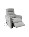 Poltrona Alzapersona Alessia 2 Motori con Roller Bar e Tessuto Idrorepellente Grigio – Comfort, Relax e Massima Autonomia