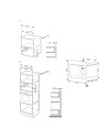Forno microonde incasso Midea con grill MW17DIX 17 litri inox