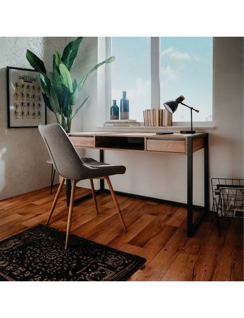 Scrivania L120xP60XH75 Denver 30 Colore Quercia Antracite