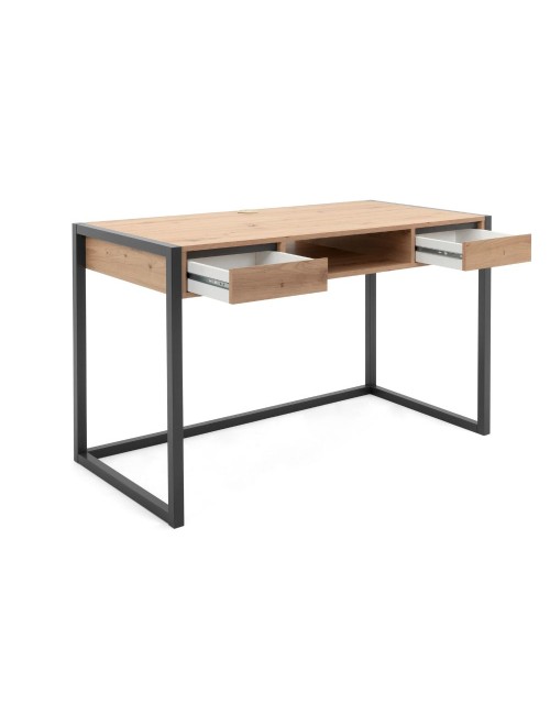Scrivania L120xP60XH75 Denver 30 Colore Quercia Antracite