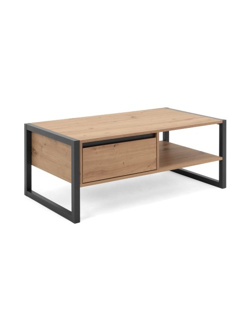 Tavolino da Salotto L100xP55XH40 Denver 55 Colore Quercia Antracite