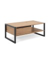 Tavolino da salotto L100xP55XH40 Denver55 colore quercia antracite