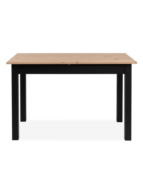Tavolo rettangolare allungabile rovere e nero Coburg120 120x70x76,5 Prezzo