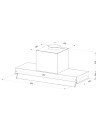 Gruppo cappa sottopensile Kripto60 inox Samet