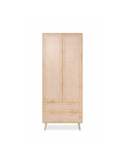 Armadio 2 Ante e 2 Cassetti Effetto Vimini Bali60A Prezzo