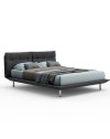 Letto matrimoniale moderno Bolt colore grigio scuro