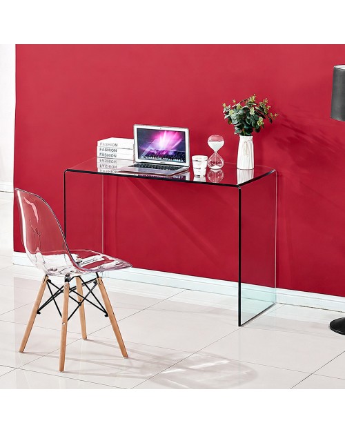 Consolle Scarlett 120×40 cm in Vetro Temperato Curvato – Design Minimal