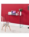 Consolle Scarlett 120×40 cm in Vetro Temperato Curvato – Design Minimal