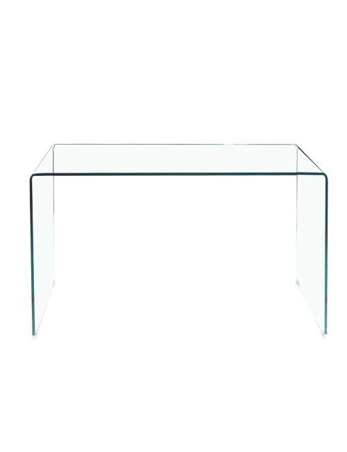 Consolle Scarlett 120×40 cm in Vetro Temperato Curvato – Design Minimal