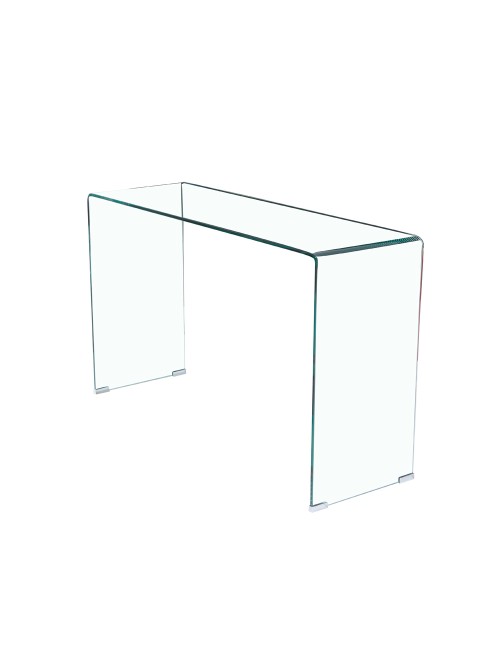 Consolle Scarlett 120×40 cm in Vetro Temperato Curvato – Design Minimal