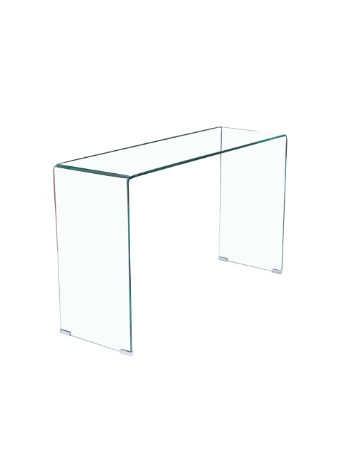 Consolle Scarlett 120×40 cm in Vetro Temperato Curvato – Design Minimal