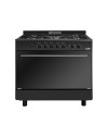 Cucina a Gas Stromboli 90x60 cm Nera con Forno Multifunzione Classe A Samet