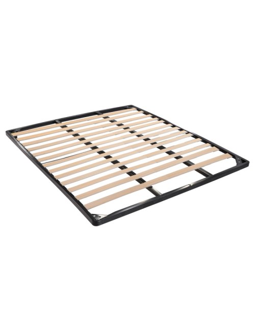 Kit Letto Contenitore Completo matrimoniale 160x190 cm | Rete a Doghe con Meccanismo Lift System, Pistoni e Pannelli Fondo