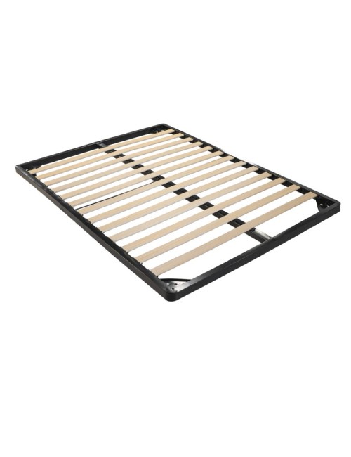 Kit Letto Contenitore Completo una piazza e mezza 120x190 cm | Rete a Doghe con Meccanismo Lift System, Pistoni e Pannelli Fondo