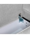 Divano Angolare Emily grigio con Letto Easy Open, Contenitore e Penisola Reversibile – Comfort e Design per il Living