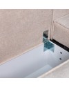 Divano Angolare Emily beige con Letto Easy Open, Contenitore e Penisola Reversibile – Comfort e Design per il Living