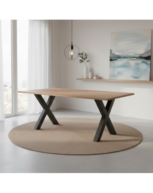 Tavolo rettangolare 160x80 Gulliver colore noce