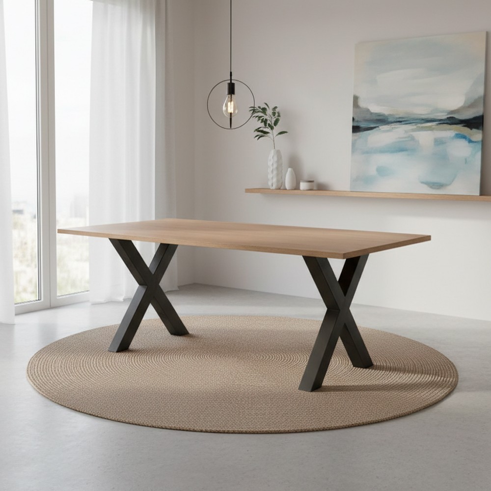 Tavolo rettangolare 160x80 Gulliver colore noce