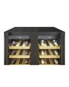 Cantinetta Vino da Incasso Candy CCVB60D1 38 Bottiglie 2 Zone Nero con Luce LED