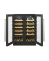 Cantinetta Vino da Incasso Candy CCVB60D1 38 Bottiglie 2 Zone Nero con Luce LED