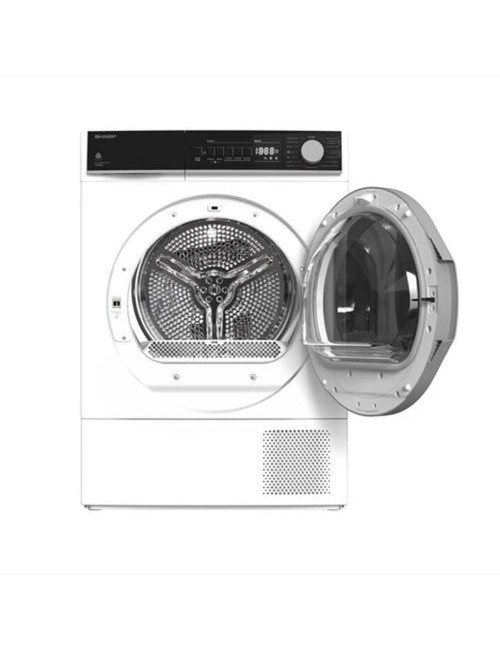 Asciugatrice Sharp 10 kg pompa di calore KDNHB0S7GWD Classe D