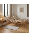 Rete matrimoniale elettrica in legno Master