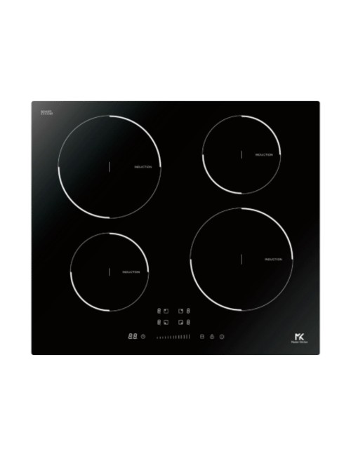 Piano cottura induzione 4 zone Master Kitchen MKHI604BK