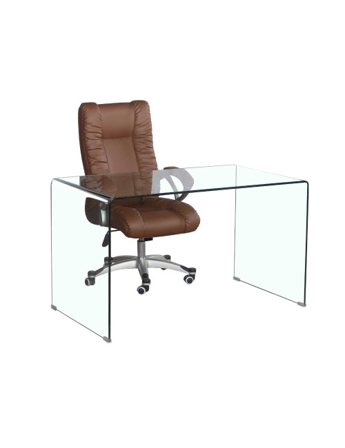 Tavolo scrivania in vetro temperato Tamerice 125x70x75H prezzo
