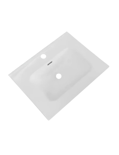Lavabo consolle d'appoggio in ceramica bianco 61x46.5x14H VA836-60