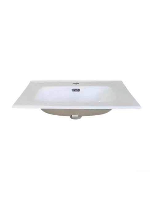 Lavabo consolle d'appoggio in ceramica bianco 61x46.5x14H VA836-60