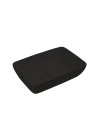 Lavabo d'appoggio in ceramica nero opaco senza foro miscelatore 59x40x14.5H 9440B