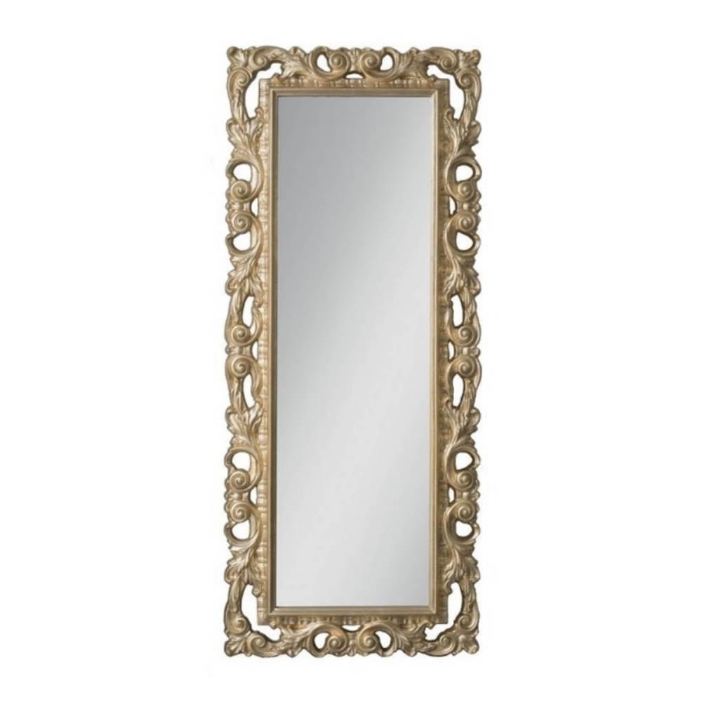 Specchiera Anna 76x180 colore foglia oro