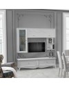 Soggiorno porta TV Giselle colore bianco