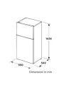 Frigorifero doppia porta Daya DHDP27NSM1KE0 206 lt defrost nero classe E