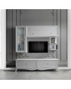 Soggiorno porta TV Giselle colore bianco