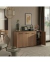 Mobile multiuso 180x45x80 ingresso e ufficio Viareggio colore noce naturale