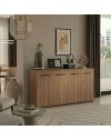 Mobile multiuso 180x45x80 ingresso e ufficio Viareggio colore noce naturale