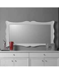 Specchiera con Cornice 160x7x85H cm. Giselle Colore Bianco Prezzo