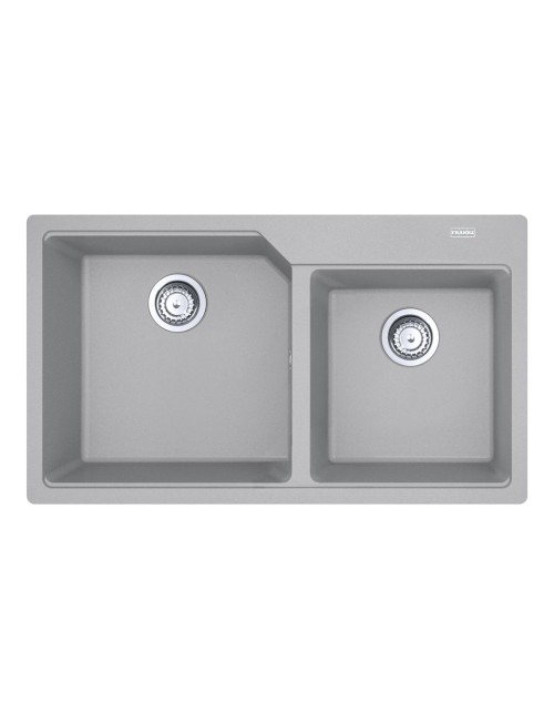 Lavello 2 vasche Franke UBG62086 86x50 filotop fragranite alluminio