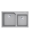 Lavello 2 vasche Franke UBG62086 86x50 filotop fragranite alluminio