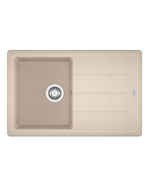 Lavello 1 vasca Franke BFG61178 Boston 78x50 gocciolatoio reversibile colore avena