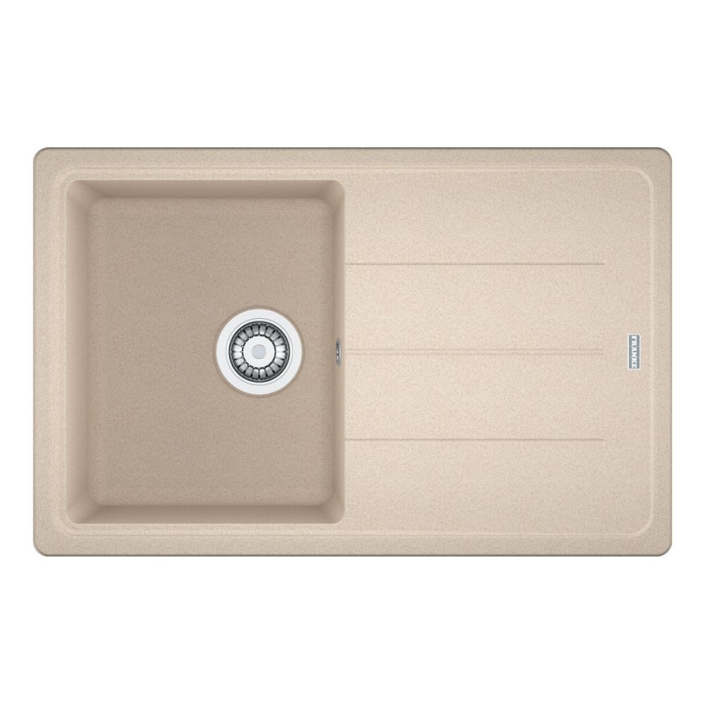 Lavello 1 vasca Franke BFG61178 Boston 78x50 gocciolatoio reversibile colore avena