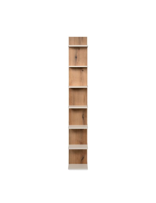 Libreria a Giorno Navas20A 12 Vani Colore Artisan Oak e Cashmere