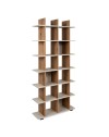 Libreria a Giorno Navas20A 12 Vani Colore Artisan Oak e Cashmere