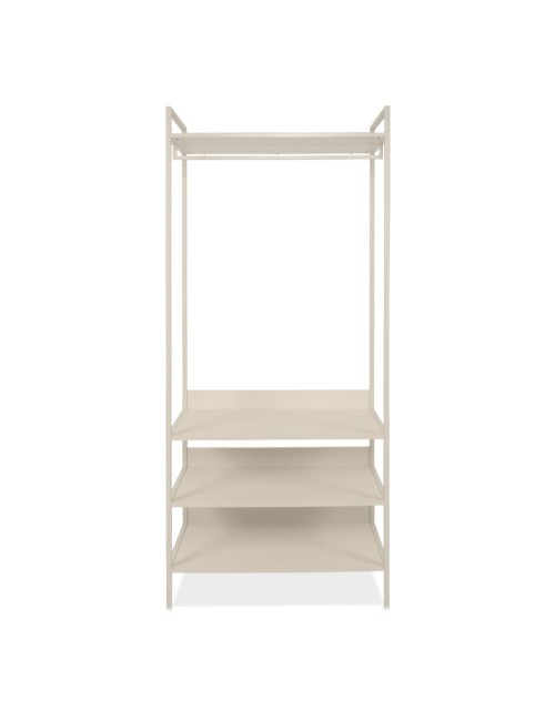 Mobile Ingresso Dhaka41B con Appendiabiti e 4 Ripiani Beige