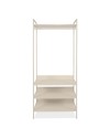 Mobile Ingresso Dhaka41B con Appendiabiti e 4 Ripiani Beige