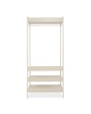 Mobile Ingresso Dhaka41B con Appendiabiti e 4 Ripiani Beige