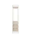 Mobile Ingresso Dhaka41B con Appendiabiti e 4 Ripiani Beige